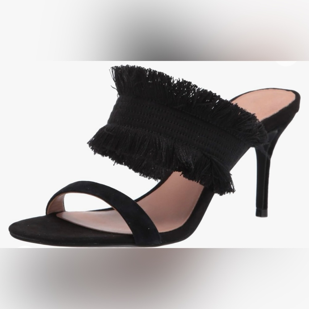 ZAC Zac Posen Walter Heeled Sandal in black size 7.5